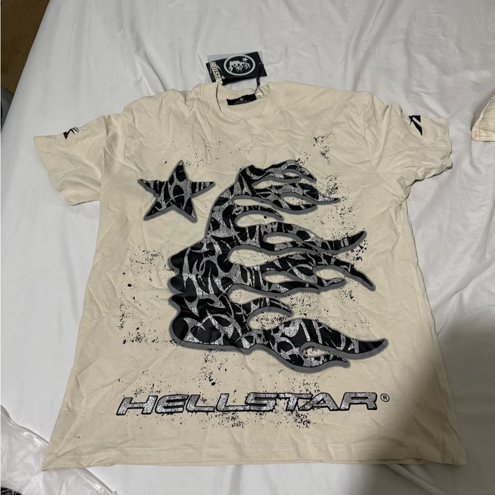 Hellstar glitter p2p T-shirt black
